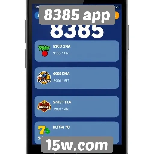 Características principais do site 8385 app